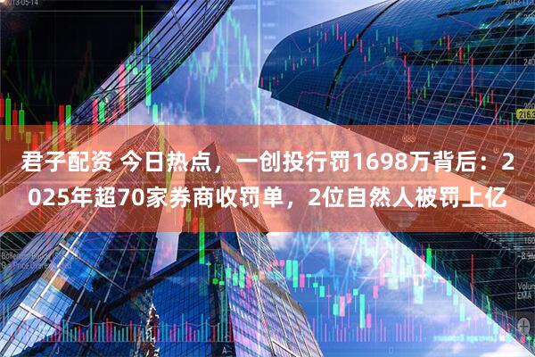 君子配资 今日热点，一创投行罚1698万背后：2025年超70家券商收罚单，2位自然人被罚上亿