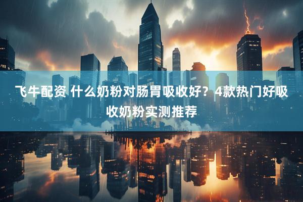 飞牛配资 什么奶粉对肠胃吸收好？4款热门好吸收奶粉实测推荐